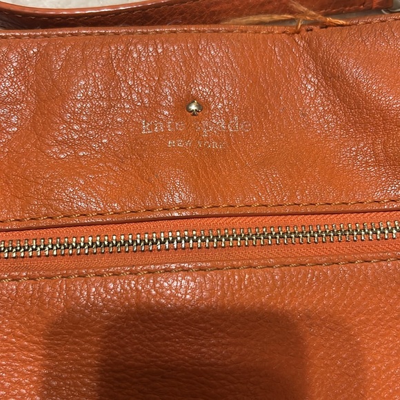 Kate Spade Orange Leather Crossbody Bag pre-owned - Picture 4 of 8